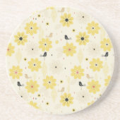 Vogeltuin Zandsteen Onderzetter (Voorkant)