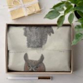 Vogeluil Ephemera Decoupage Tissuepapier (Geschenk)