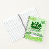 Vogelventilator en Gem May Lace Lrge Notitieboek (Binnen)