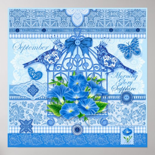 Vogelventilator en gem. september Poster (Voorkant)