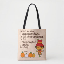 Vogelverschrikker als ik bang ben draagtas