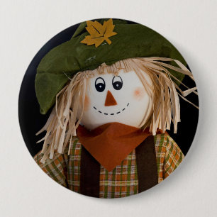 Vogelverschrikker en Groene Pet Button