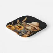 vogelverschrikker-Schort Papieren Bordje (Gebogen)