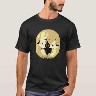 vogelverschrikker volle maan vieren Halloween T-shirt