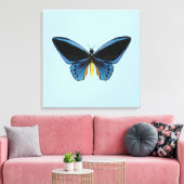 Vogelvleugelvlinder Canvas Afdruk (Insitu (Woonkamer))