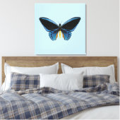 Vogelvleugelvlinder Canvas Afdruk (Insitu (Slaapkamer))