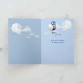 Vogelvlinder in gloeilamp kaart (Binnen)