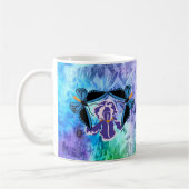 Vogelvlinder op Iris Mok (Links)