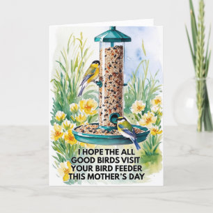 Vogelvoeder Moederdag Kaart Vogelwachterskaart