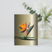 Vogelvogel van de Paradijsbloem Briefkaart (Staand voorkant)