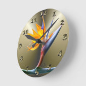 Vogelvogel van de Paradijsbloem Ronde Klok (Hoek)