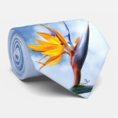 Vogelvogel van de Paradijsbloem Stropdas (Opgerold)