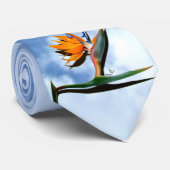 Vogelvogel van de Paradijsbloem Stropdas (Opgerold)