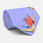 Vogelvogel van het paradijs, schelpdier stropdas (Opgerold)