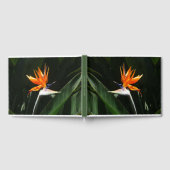 Vogelvogel van het Paradise Oranje Tropische Bloem Gastenboek (Volledig)