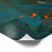 Vogelvogel van paradijsolie perfect poster (Hoek)