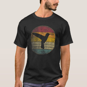 Vogelvogel  Verstoorde Retro Silhouet T-shirt