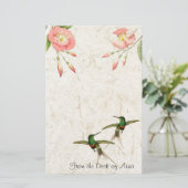 Vogelvogels, bakkerij briefpapier (Staand voorkant)