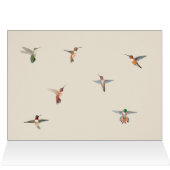 Vogelvogels Birthday Kaart (Binnen Horizontaal (Boven))