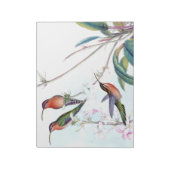 Vogelvogels Bloem Bloem Vloer in het wild levende  Notitieblok (Gedraaid)