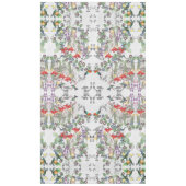 Vogelvogels Bloem Vloer Tuin Tablecloth Tafelkleed (Voorkant)