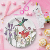 Vogelvogels bloemen Borden papier Papieren Bordje (Feest)