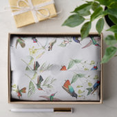 Vogelvogels bloemen papier (Geschenk)