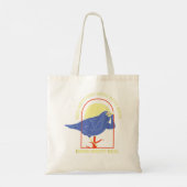 Vogelvogels die naar de vogels kijken, zijn beide tote bag (Achterkant)