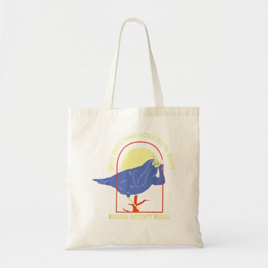 Vogelvogels die naar de vogels kijken, zijn beide tote bag (Voorkant)