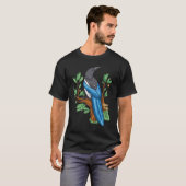 Vogelvogels die vogelpest vogelpest hebben en voge t-shirt (Voorkant volledig)