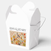 Vogelvogels en vlinderbloemigen bedankdoosjes (Geopend)