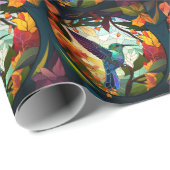 Vogelvogels Glas in lood Cadeaupapier (Rol Hoek)