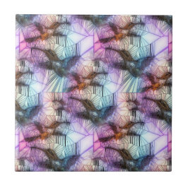 Vogelvogels Glas in lood Tegeltje