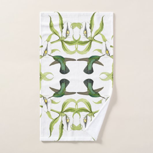 Vogelvogels Orchid Flowers Bath Towel Set Bad Handdoek (Handdoek)