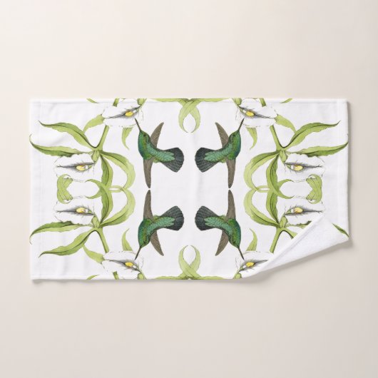 Vogelvogels Orchid Flowers Bath Towel Set Bad Handdoek (Handdoek)