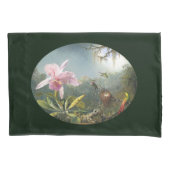 Vogelvogels, orchidee bloemkool kussensloop (Voorkant)