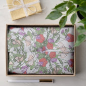 Vogelvogels Sweet Pea-fluitenpapier Tissuepapier (Geschenk)