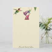 Vogelvogels Verslaving wilde dieren Briefpapier (Staand voorkant)