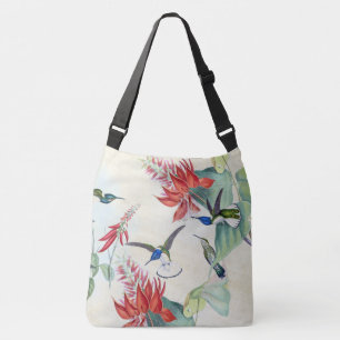 Vogelvogels Wilde dieren Canvas tas Bloemen dieren
