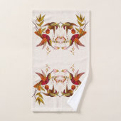 Vogelvogels Wilde flora handdoekset Bad Handdoek (Handdoek)