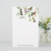 Vogelvogels Wilde Florence Stationery Briefpapier (Staand voorkant)