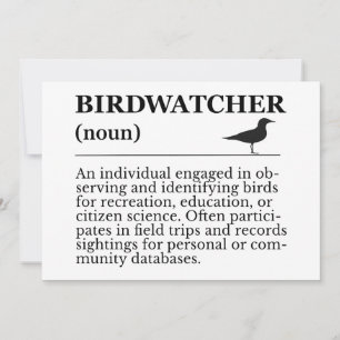 Vogelwaarnemer Definitie Observatie Identificatie Kaart