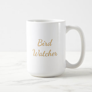 Vogelwaarnemer – Gouden Script Hobby Mok