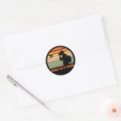 Vogelwaarneming Vogelretro Sunset sticker (Envelop)