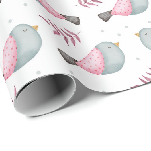 Vogelwandelpapier Cadeaupapier (Rol Hoek)