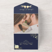 Vogelweddenschap All In One Uitnodiging (Buitenkant)