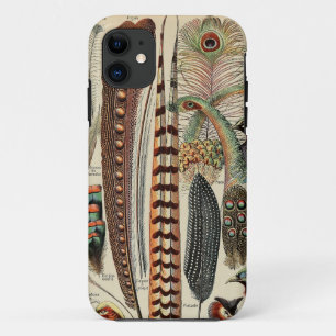 Vogelwildlife Antieke Veren iPhone 11 Hoesje