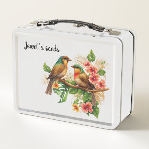 Vogelzaadcontainer Metaal Lunchbox