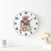 Vogelzaadzak met boog en hart grote klok