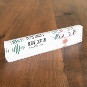 Vogelzang Desk Naambord (Zijkant)